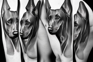 Doberman tattoo idea