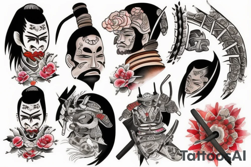Samurai tattoo idea