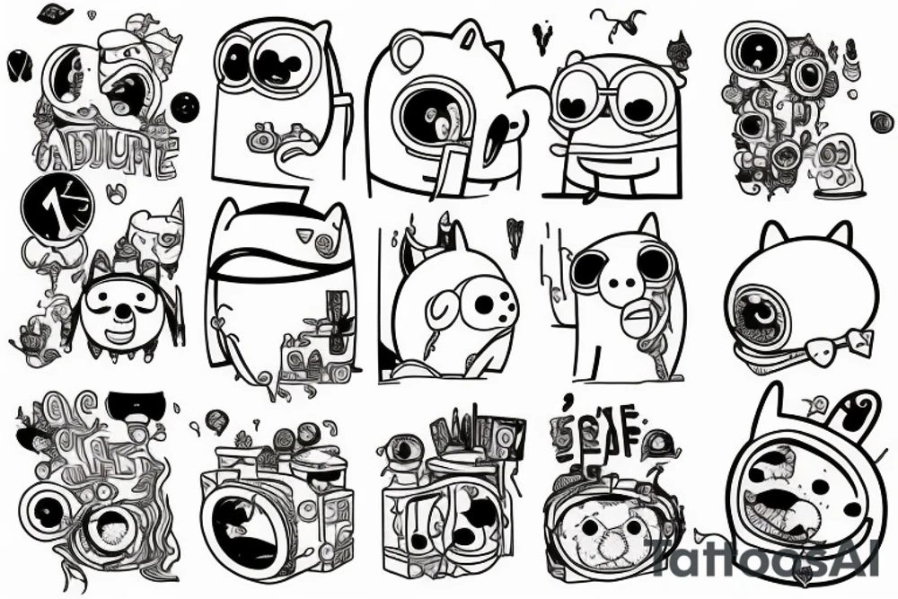 adventure time tattoo idea
