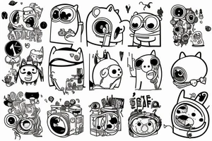 adventure time tattoo idea