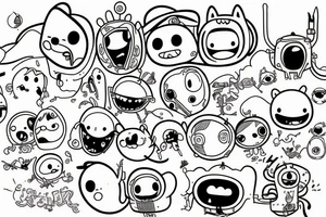 adventure time tattoo idea