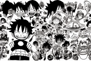 Luffy tattoo idea