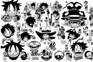 Luffy tattoo idea