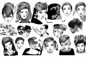 Boy boy boy boy tattoo idea