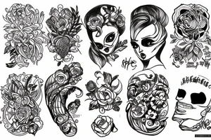 Русалка tattoo idea