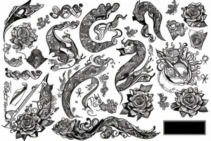 Русалка tattoo idea