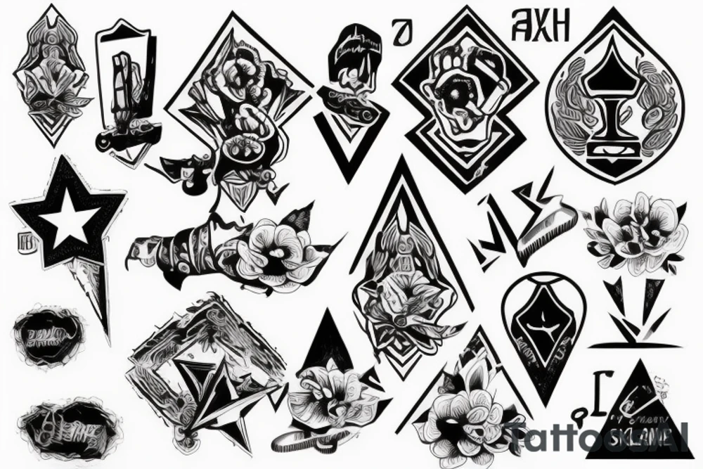 Овен знак зодиака tattoo idea