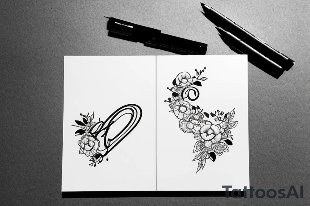 a lonely letter tattoo idea