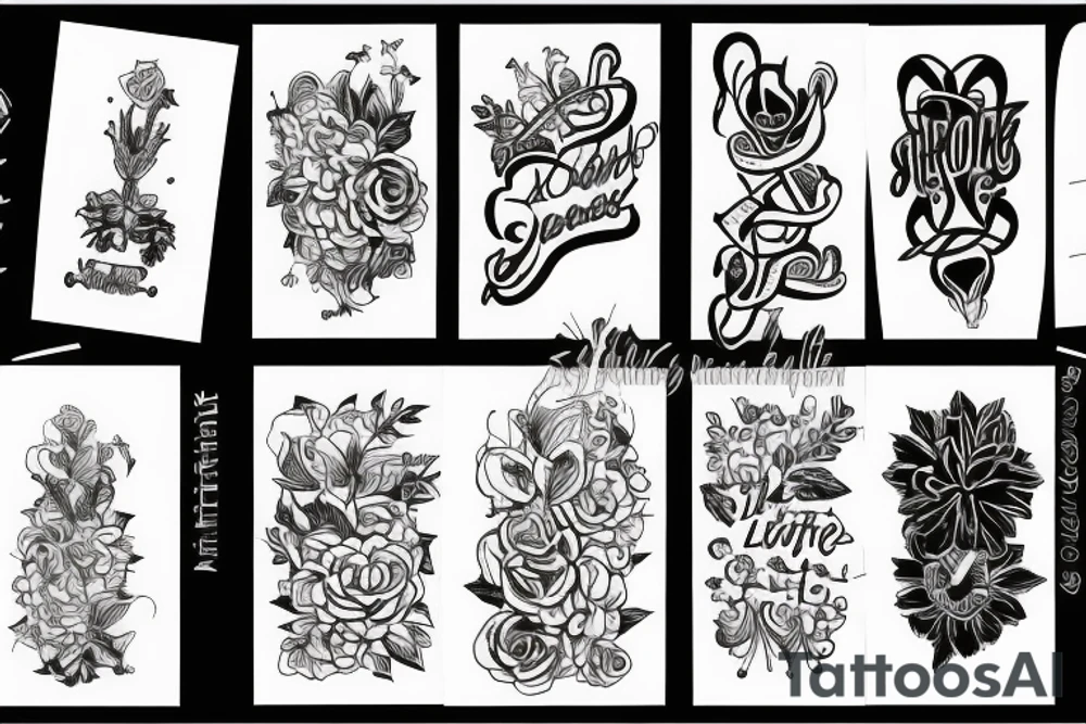 a lonely letter tattoo idea