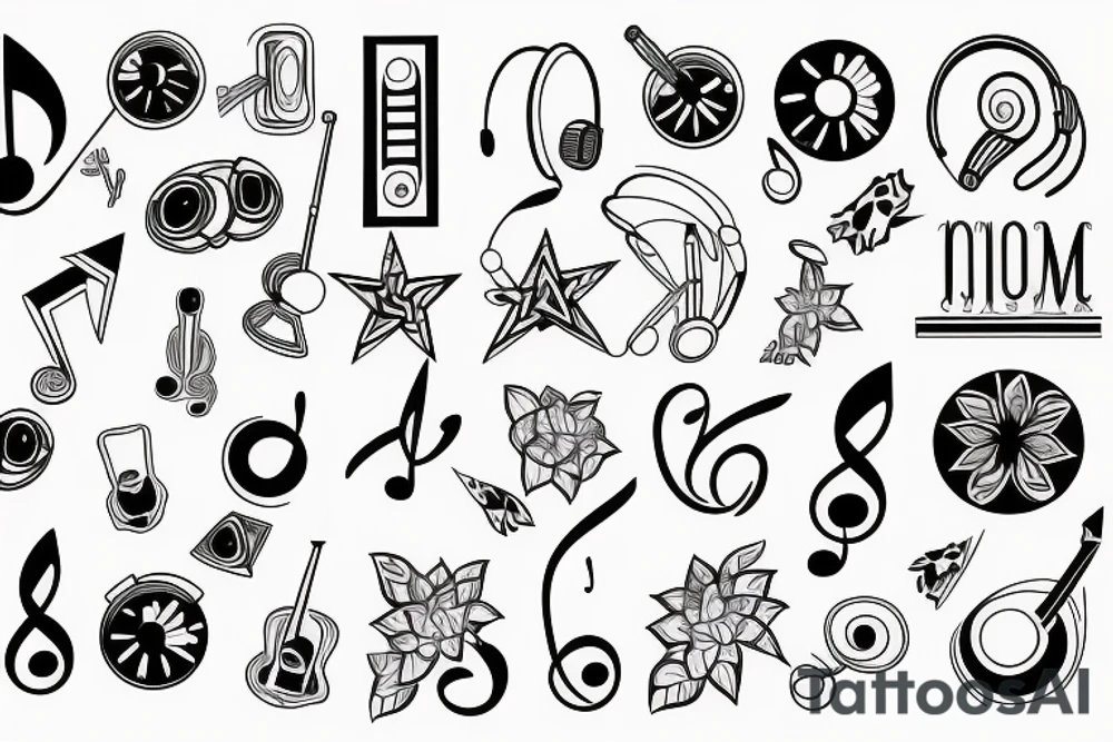 Music, growth, maturity tattoo idea