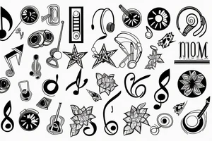 Music, growth, maturity tattoo idea