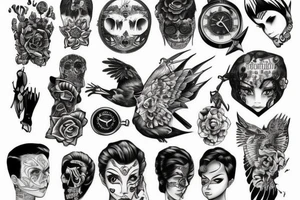 Time watching over you tattoo idea