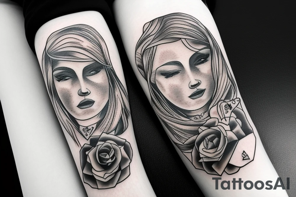 Time watching over you tattoo idea