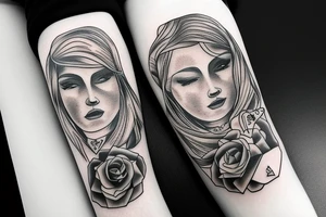 Time watching over you tattoo idea
