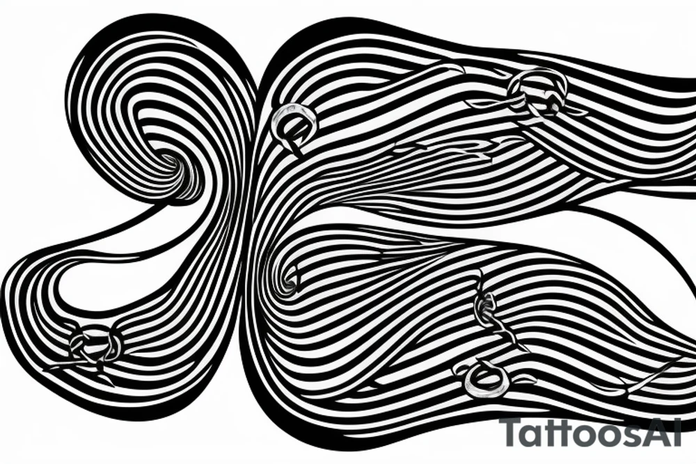 hourglass infinity symbol tattoo idea