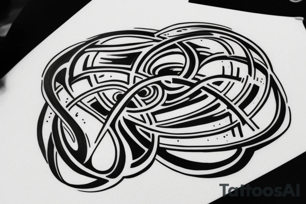 hourglass infinity symbol tattoo idea