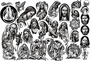 Christian, faith, Jesus Christ tattoo idea