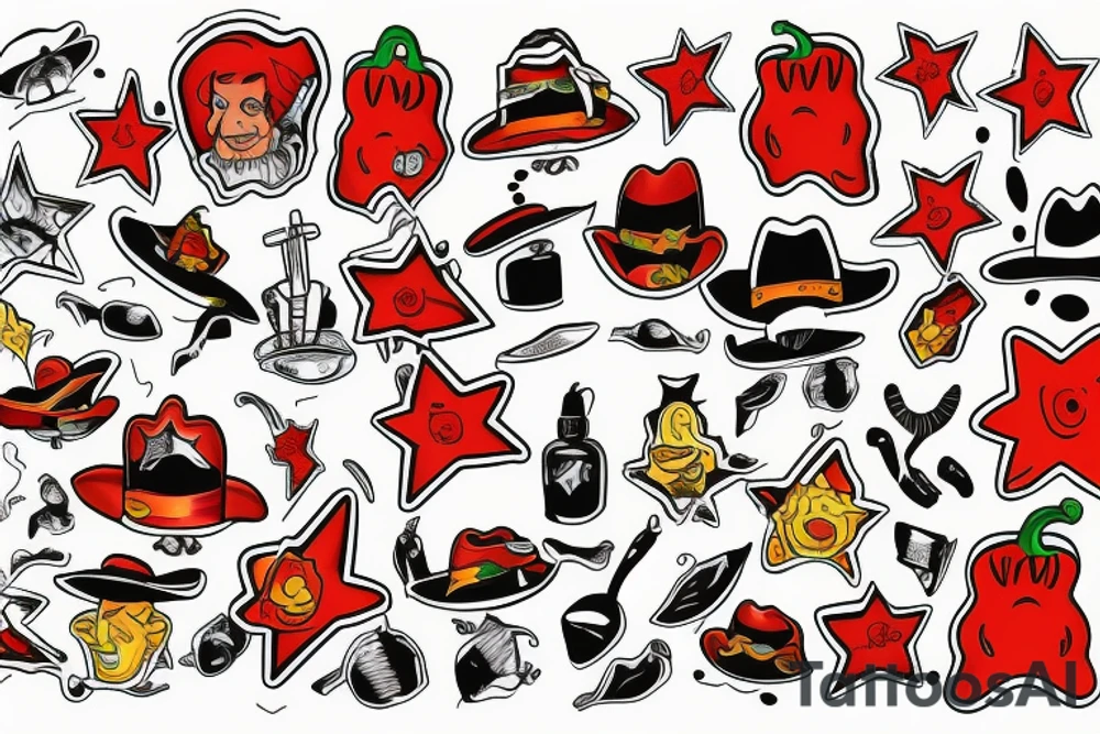 Chilli and sheriff tattoo idea
