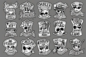 Chilli and sheriff tattoo idea