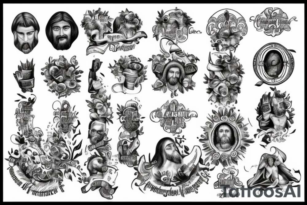 Christian, faith, Jesus Christ tattoo idea