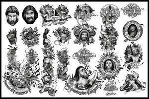 Christian, faith, Jesus Christ tattoo idea