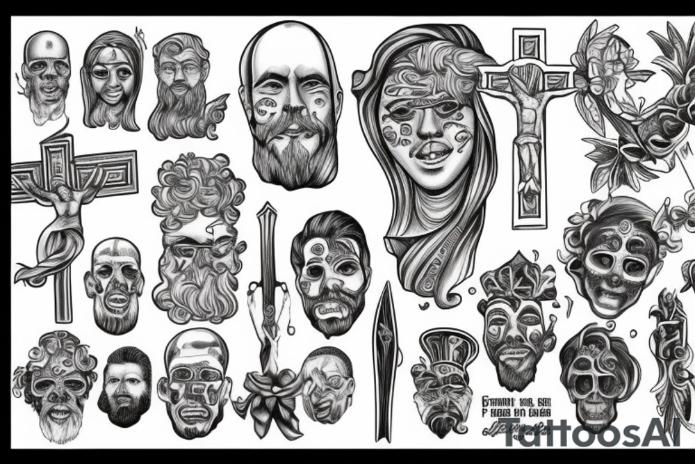 Christian, faith, Jesus Christ tattoo idea