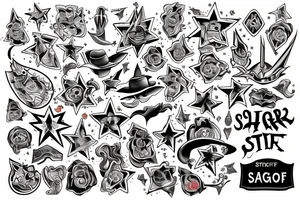 Saggitarius sheriff tattoo idea