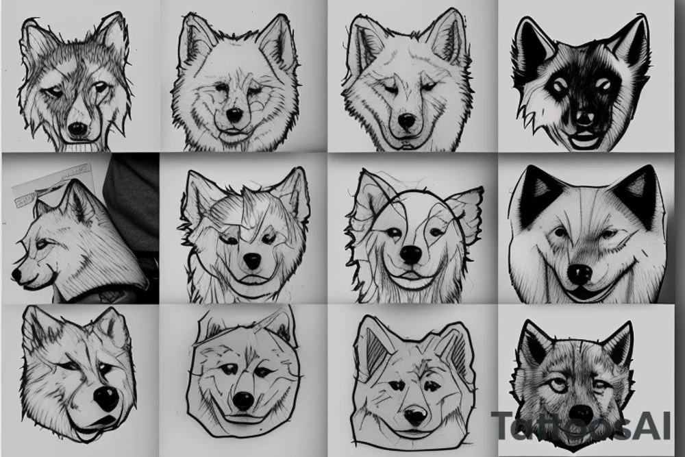 Samoyed tattoo idea