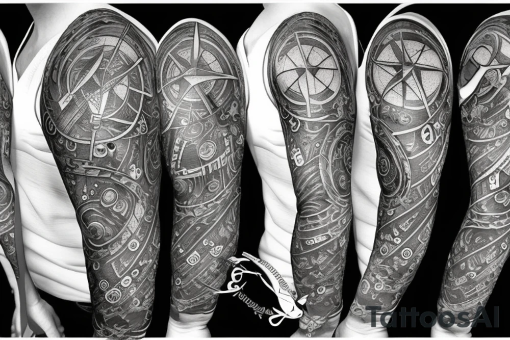 compass tattoo tattoo idea