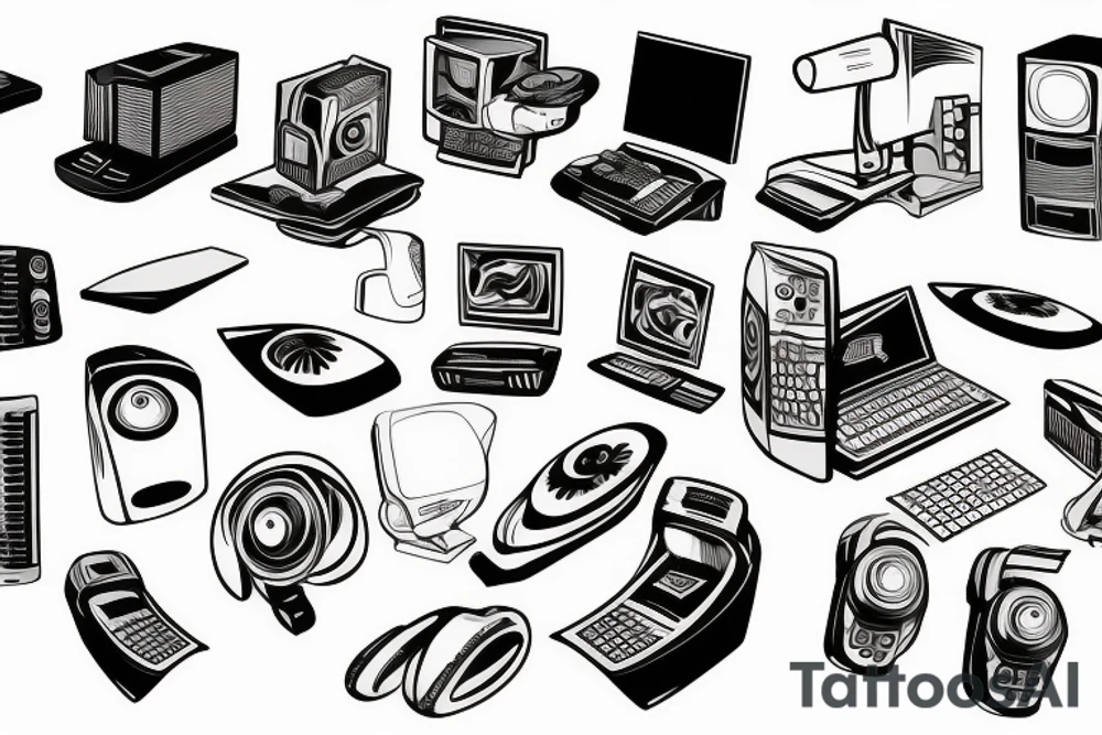 Computer tattoo idea