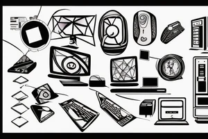Computer tattoo idea