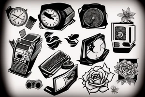 Computer tattoo idea