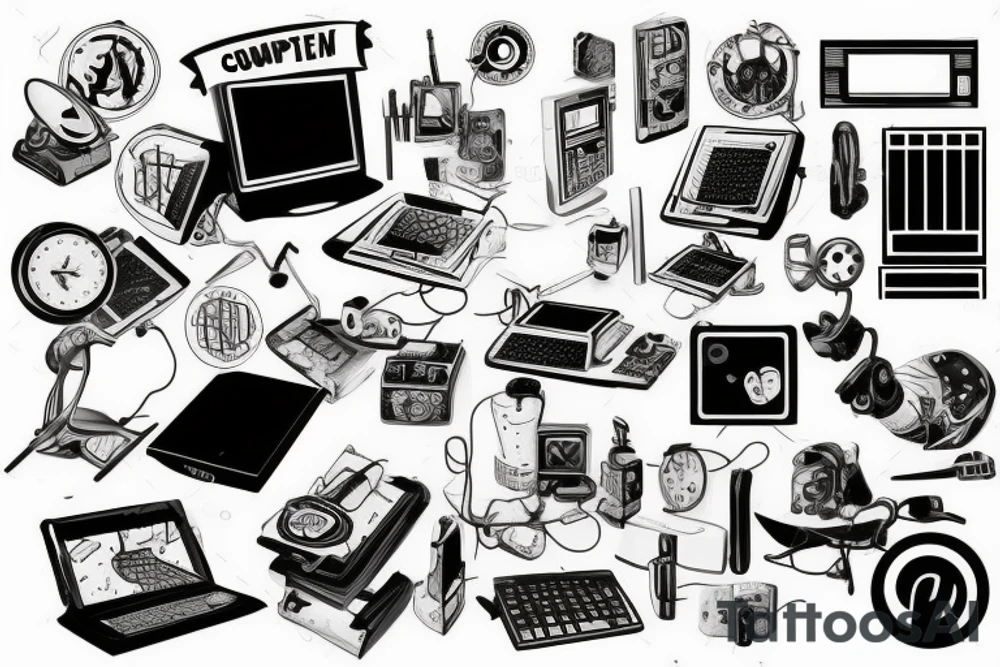Computer, it, programming tattoo idea