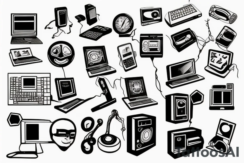 Computer, it, programming tattoo idea