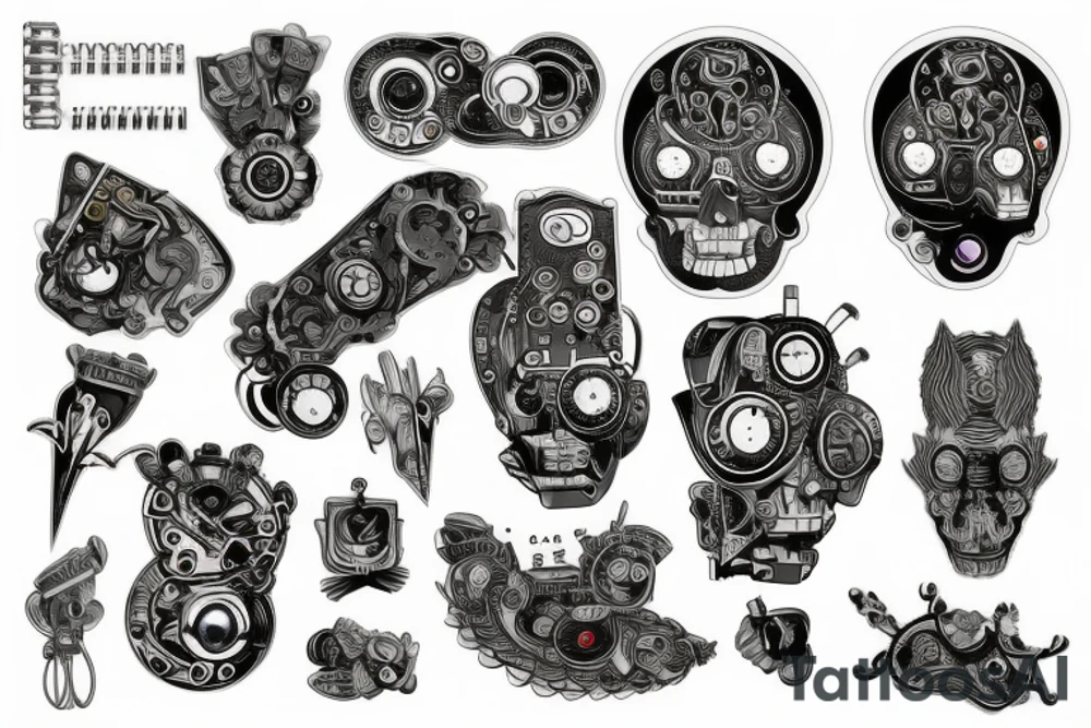 Circuitboard tattoo tattoo idea