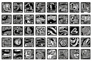 42 number tattoo idea