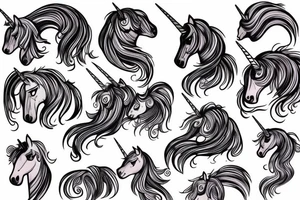 Unicorn tattoo idea