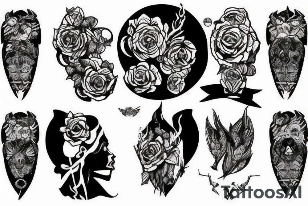 Черный кот tattoo idea