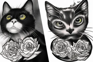 Black Cat tattoo idea