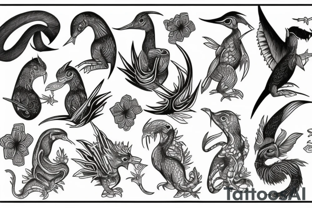 quetzal tattoo idea