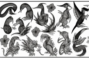 quetzal tattoo idea