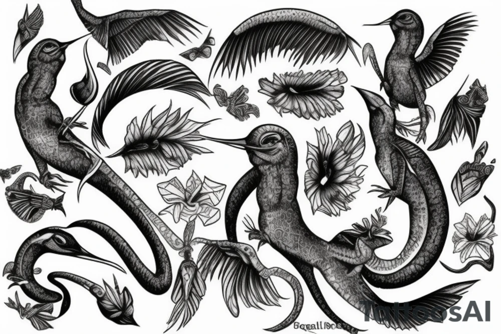 quetzal tattoo idea