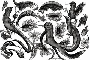 quetzal tattoo idea