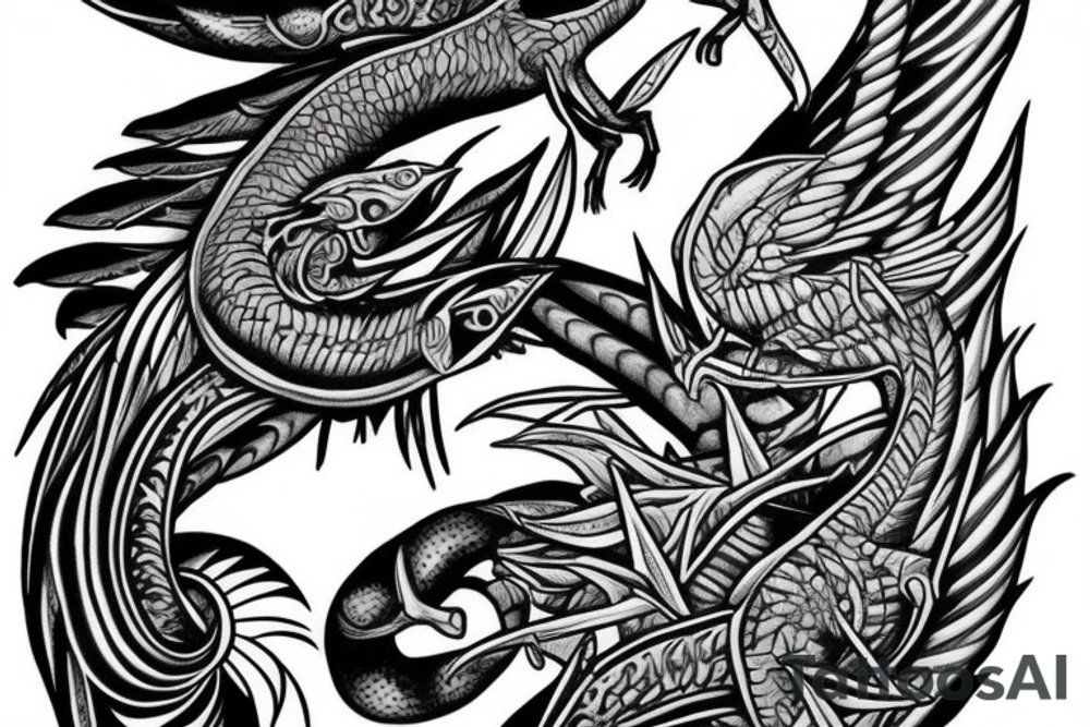 quetzal tattoo idea