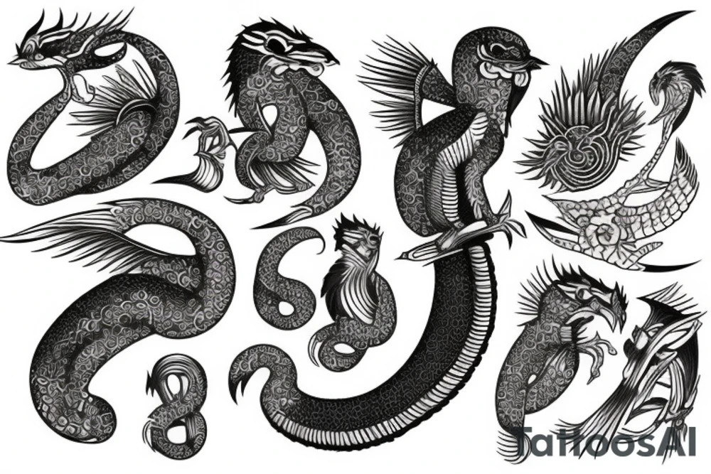 quetzal tattoo idea