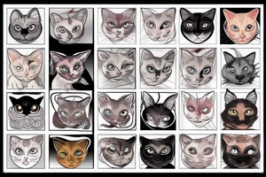 Siamese cat tattoo idea
