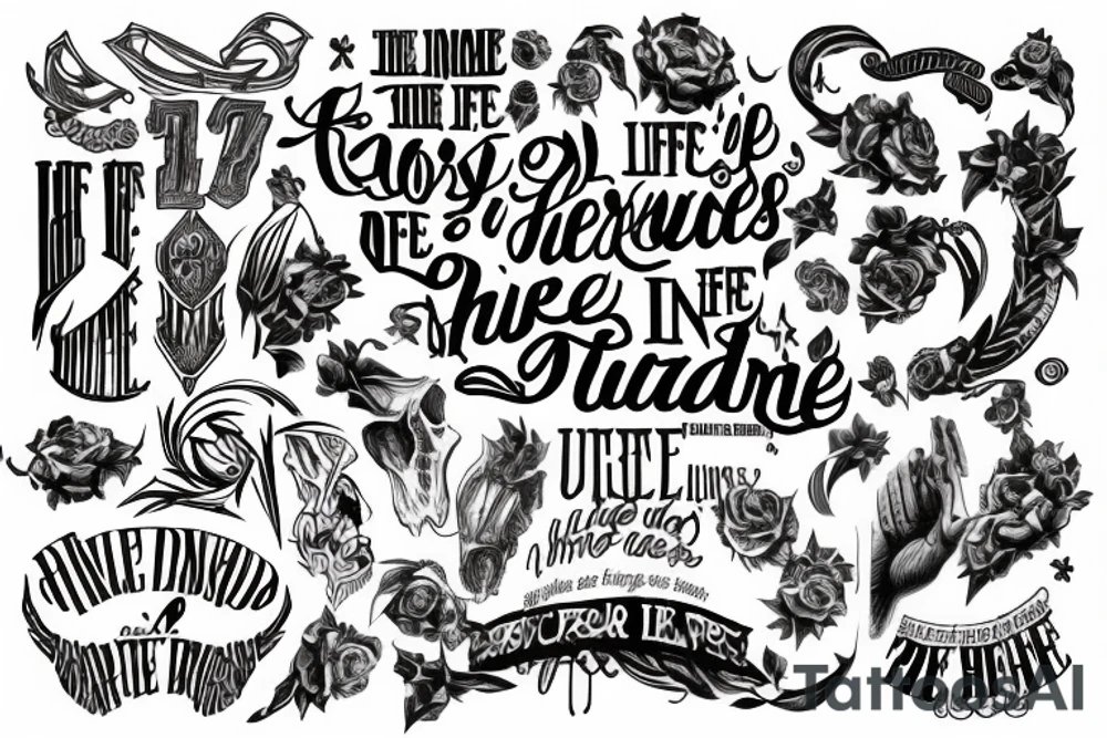 In Him Was Life tattoo idea