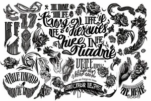 In Him Was Life tattoo idea