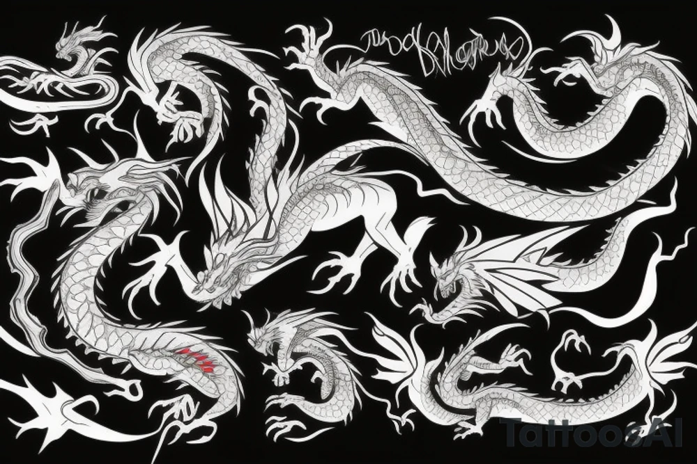 Dragon tattoo idea