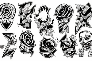 Power transmission line tattoo idea